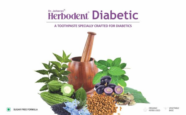 Herbodent® Diabetic Toothpaste 3.53 oz Pack of 2 SLS-Free Sugar-Free Containing Jamun, Fenugreek, Bitter Gourd, and More Herbs - Image 3