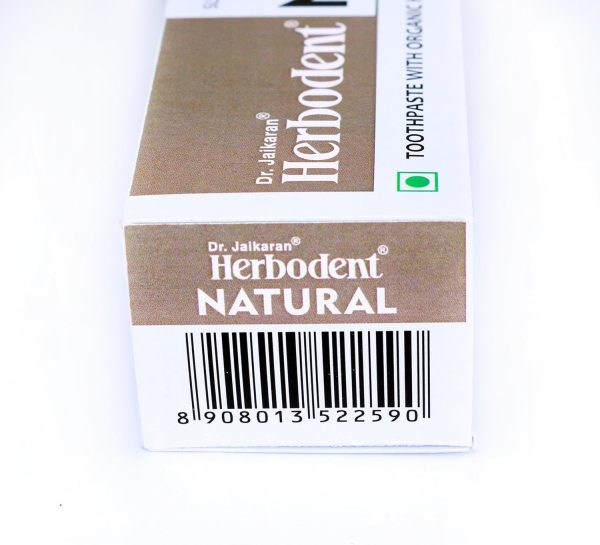 Herbodent® Natural Toothpaste 3.53 oz Pack of 2 Less Foaming SLS-Free Fluoride-Free Containing Neem Clove And More Herbs - Image 4